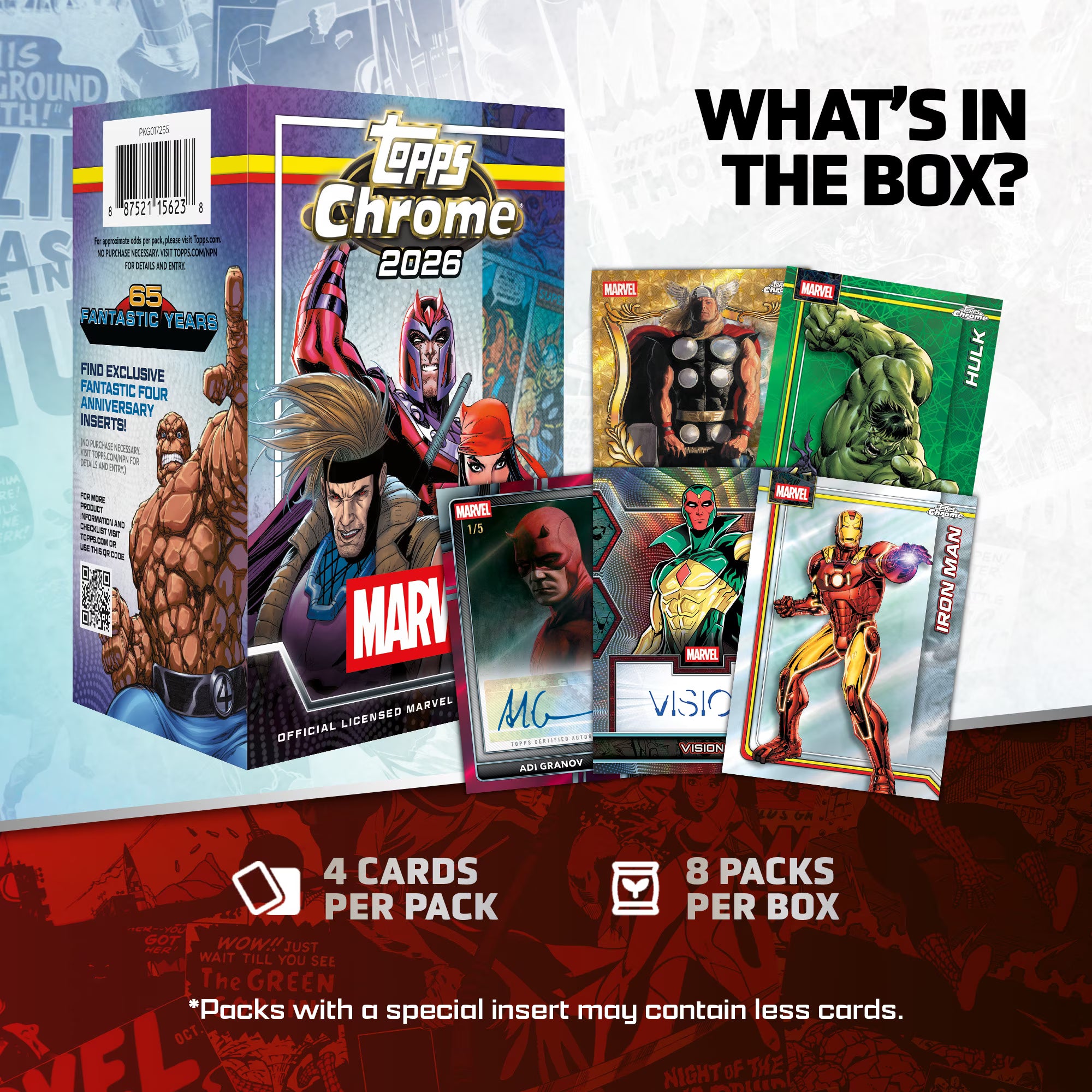 2026 Topps Marvel Comics Chrome Blaster Box