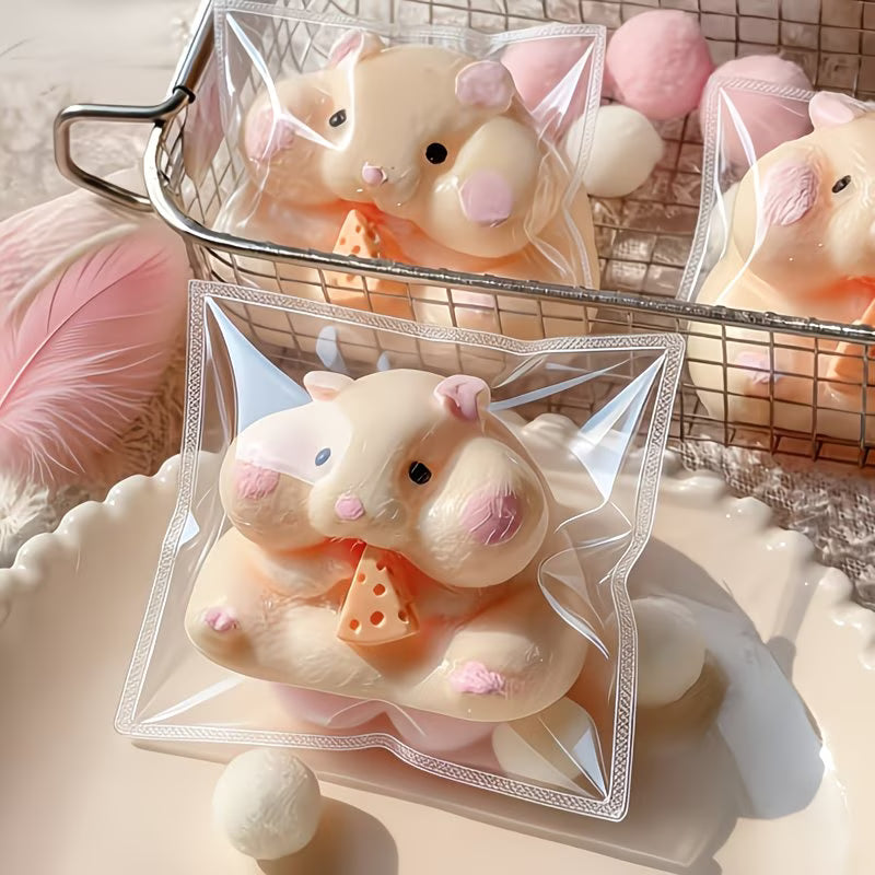 Hamster Squishy Toy - Soft Sensory Stress Ball for Kids & Adults