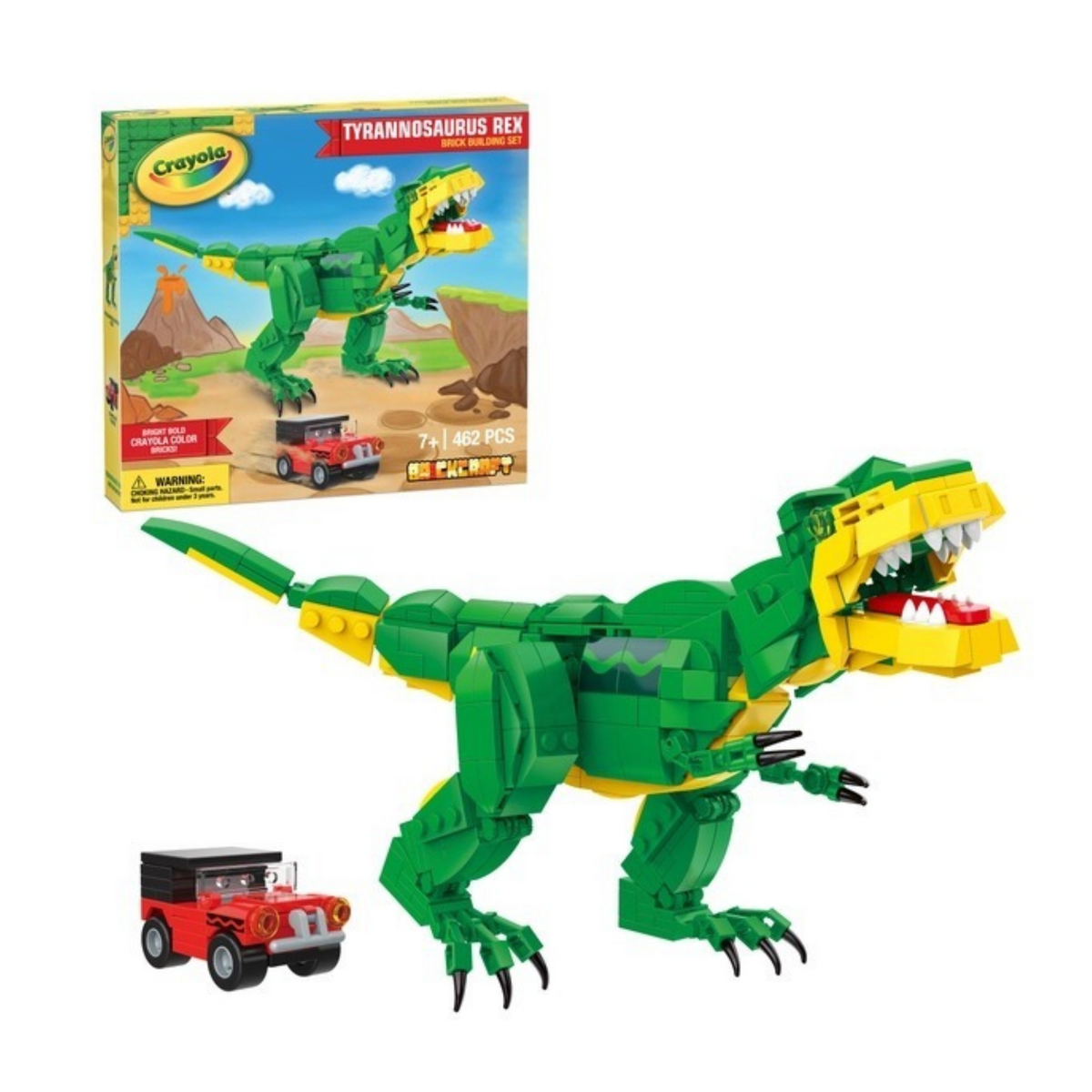 Crayola Poseable T-Rex Dinosaur Building Set 462pc