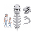Dinosaur Skeleton Costume, 3D Spinosaurus Plush Toy with Skull and Spine