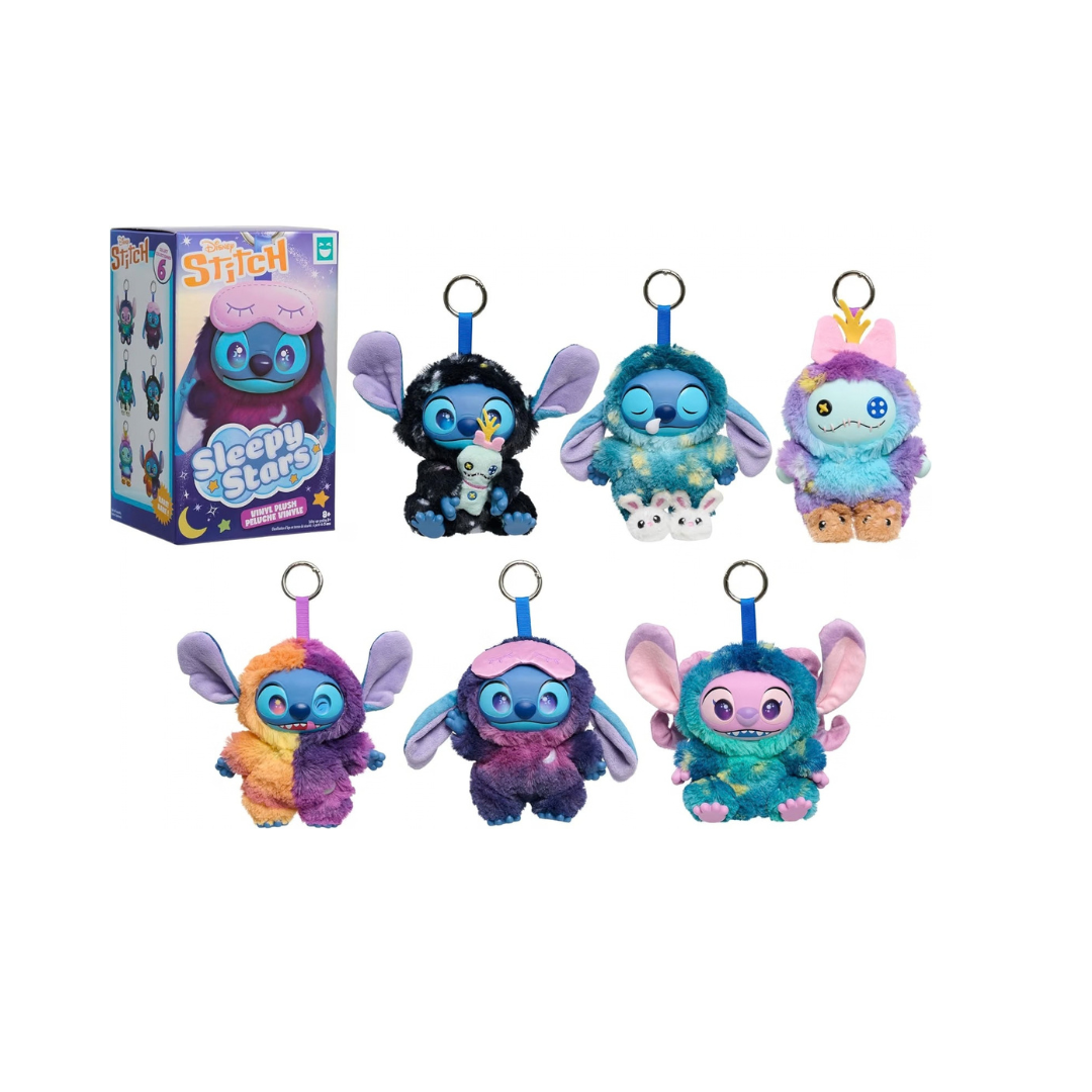 Disney Stitch Sleepy Stars Vinyl Plush Clip-on Surprise Toy