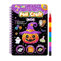 FUNNYB&G Foil Art Craft Kit for Kids, Halloween Crafts Gift Toy for Kids