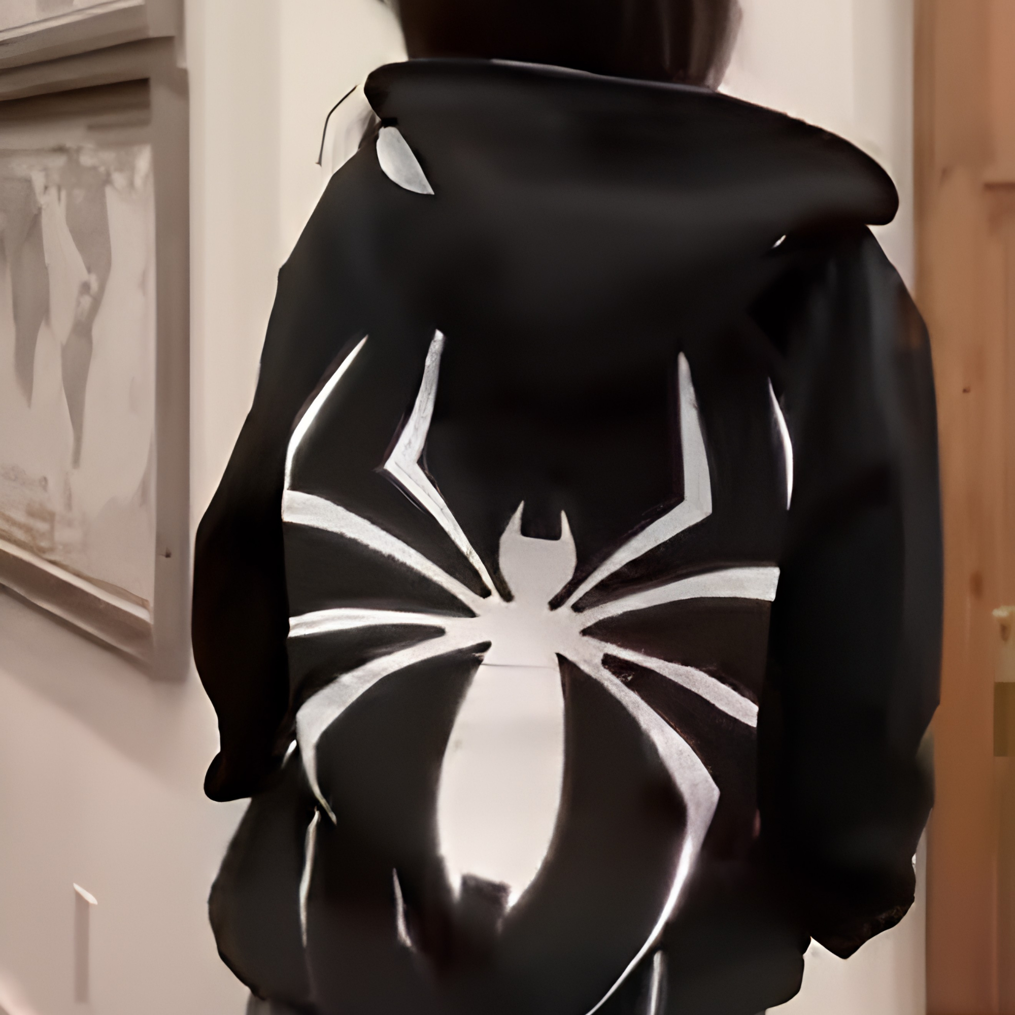 Full Zip Up Spider Hoodie - Oversized Streetwear Jacket