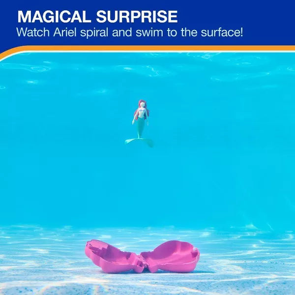 SwimWays Ariel Dive N Surprise - Disney Pool Game for Kids Ages 5 and Up