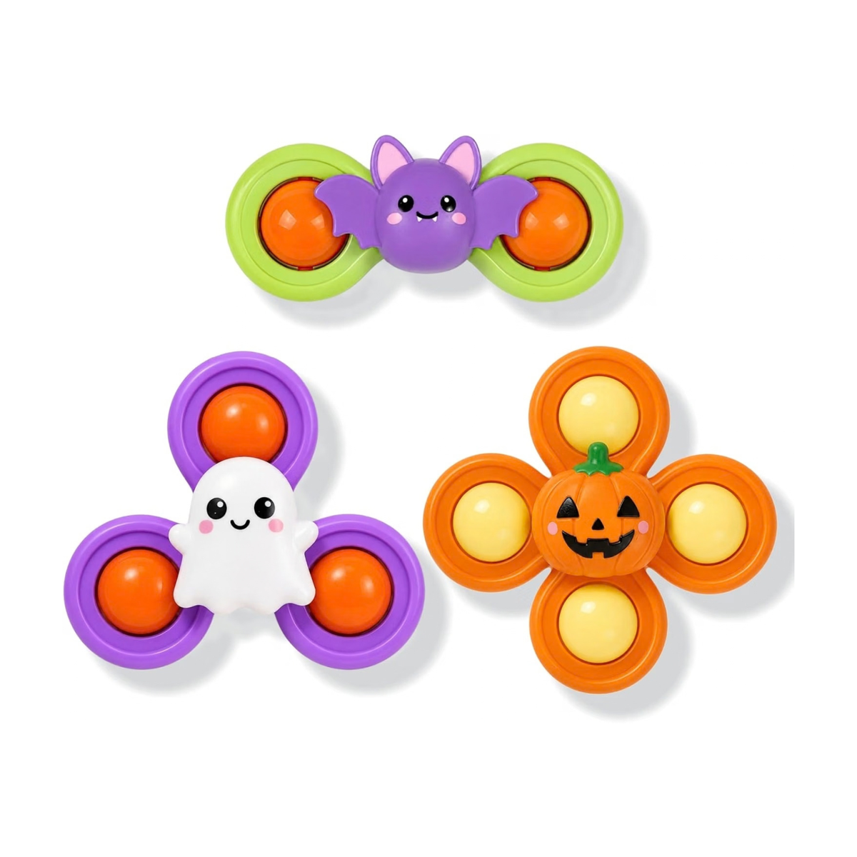 Halloween Suction Cup Spinner Bath Toys for Babies