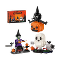 Halloween Building Set – Ghost, Witch, Cat & Pumpkin