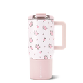 HydroJug Coffee Traveler 20oz Ceramic-Lined Mug with Handle, Wildrose