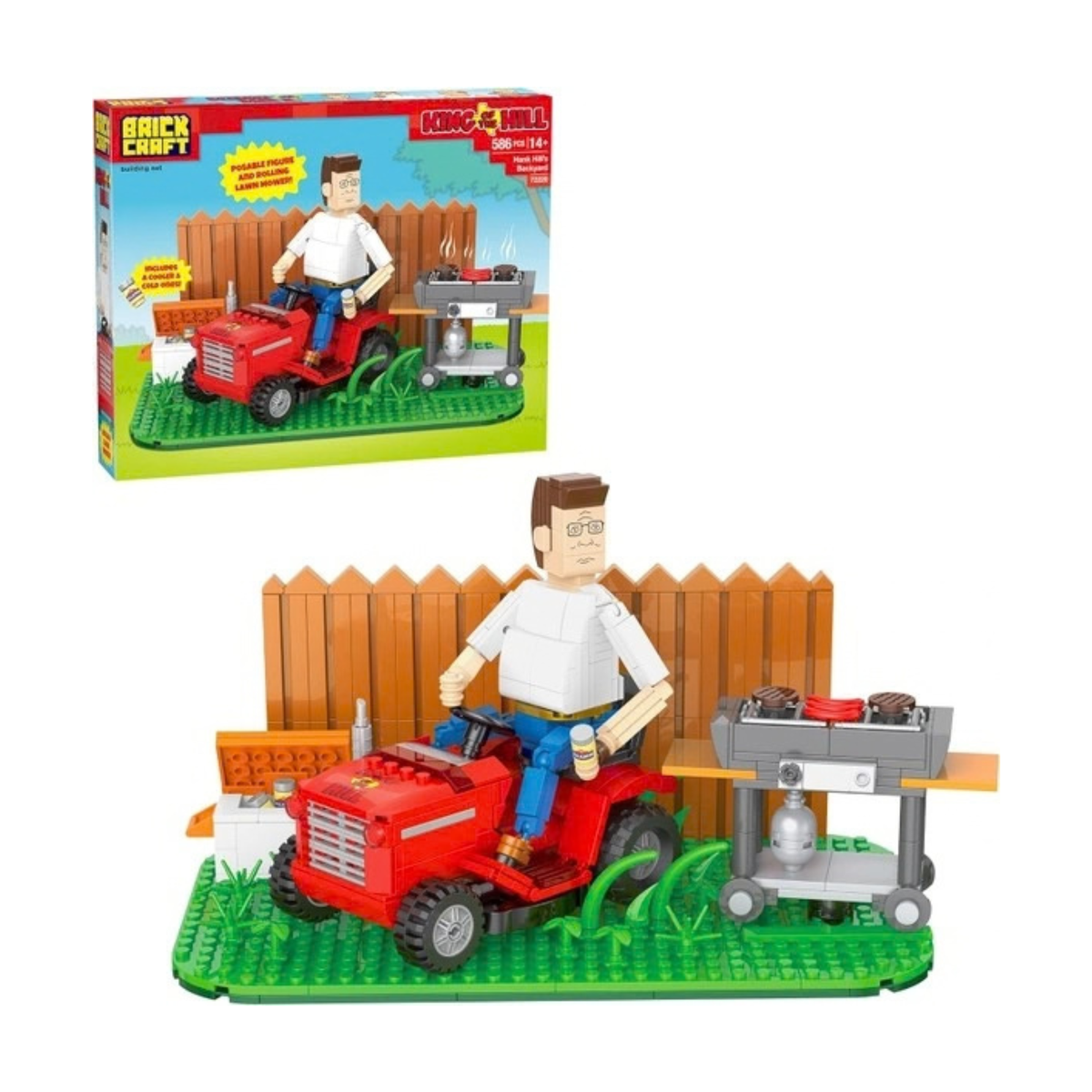 King of the Hill Hank's Backyard Building Set 586pc