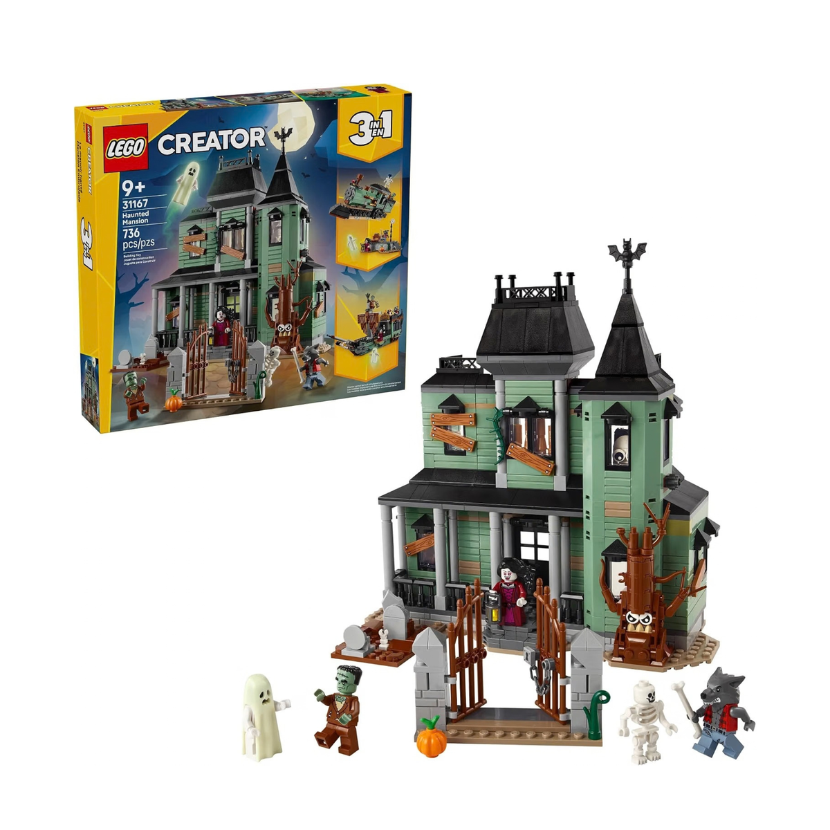 LEGO Creator 3-in-1 Haunted Mansion 31167