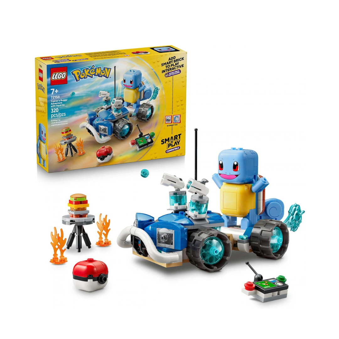 LEGO Pokémon SMART Play: Trainer's Buggy Adventure with Squirtle 72156