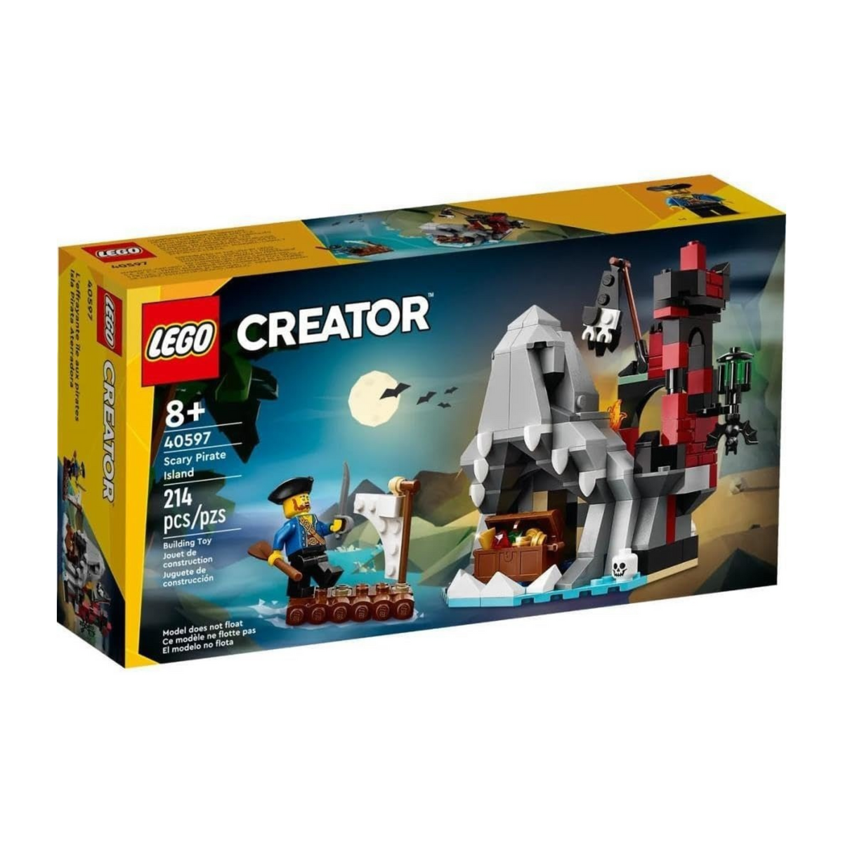 LEGO Scary Pirate Island GWP Building Set (40597, 214 pcs)