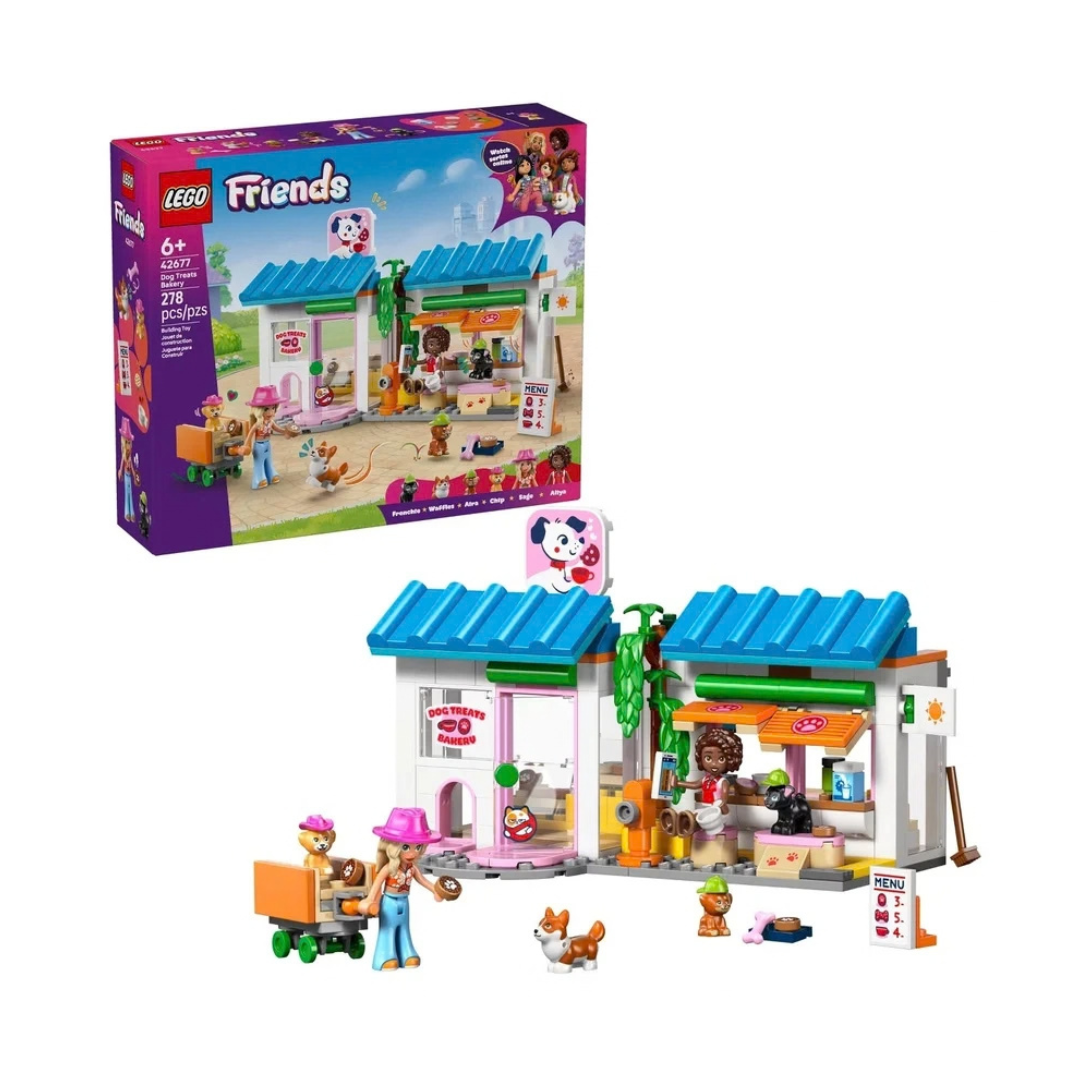 LEGO Friends Dog Treats Bakery Building Toy 42677