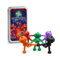 MAGMEN Pumpkinhead Magnetic Character Figures, 5 Pc Kids Travel Toys in Tin
