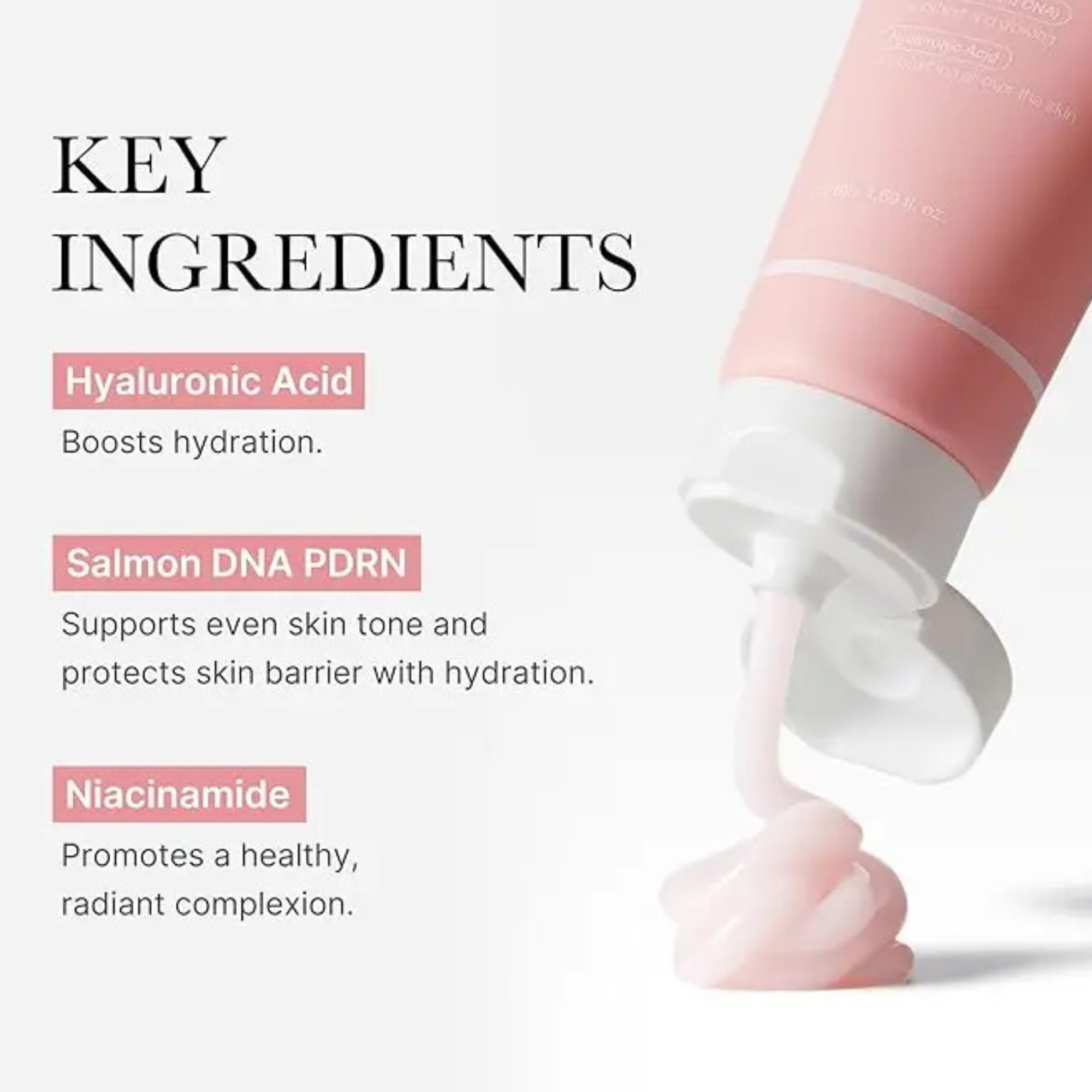 Medicube Salmon DNA PDRN Pink Hyaluronic Moisturizing Cream 50ml / 1.69 Fl.oz.