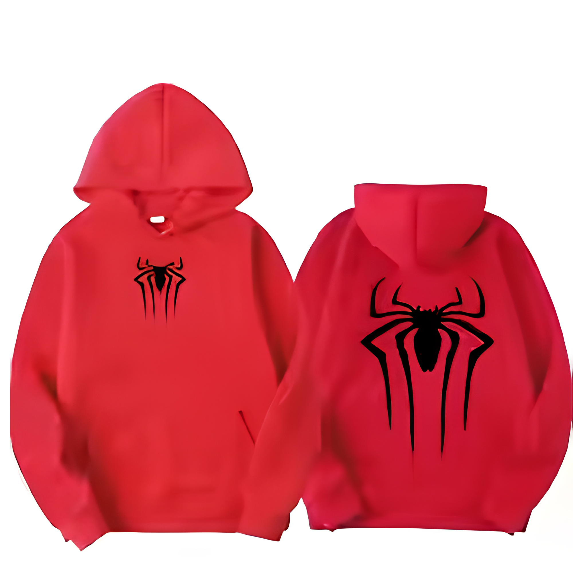 Men's Sweatshirt Fashion Spider Print Hoodie Adult Casual Sports Top