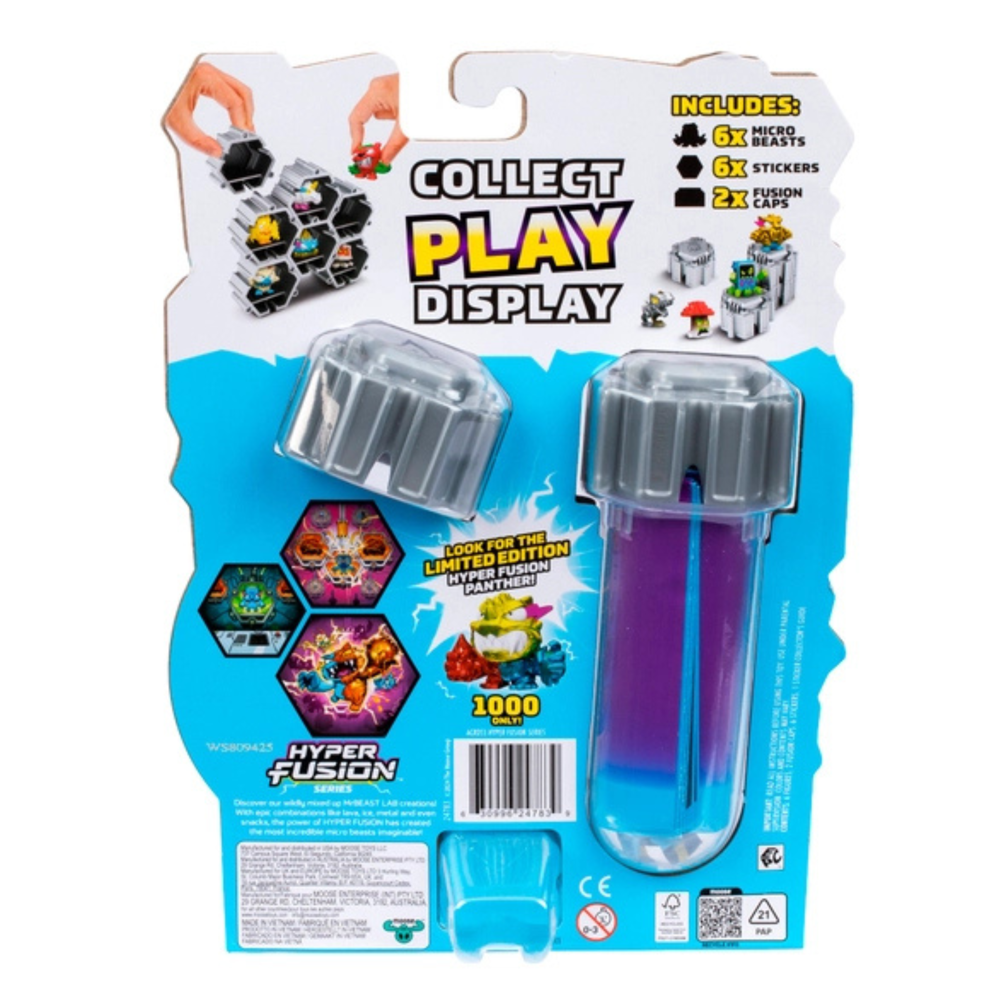 Moose Toys - MrBeast Lab Hyper Fusion Swarms 6-Pack