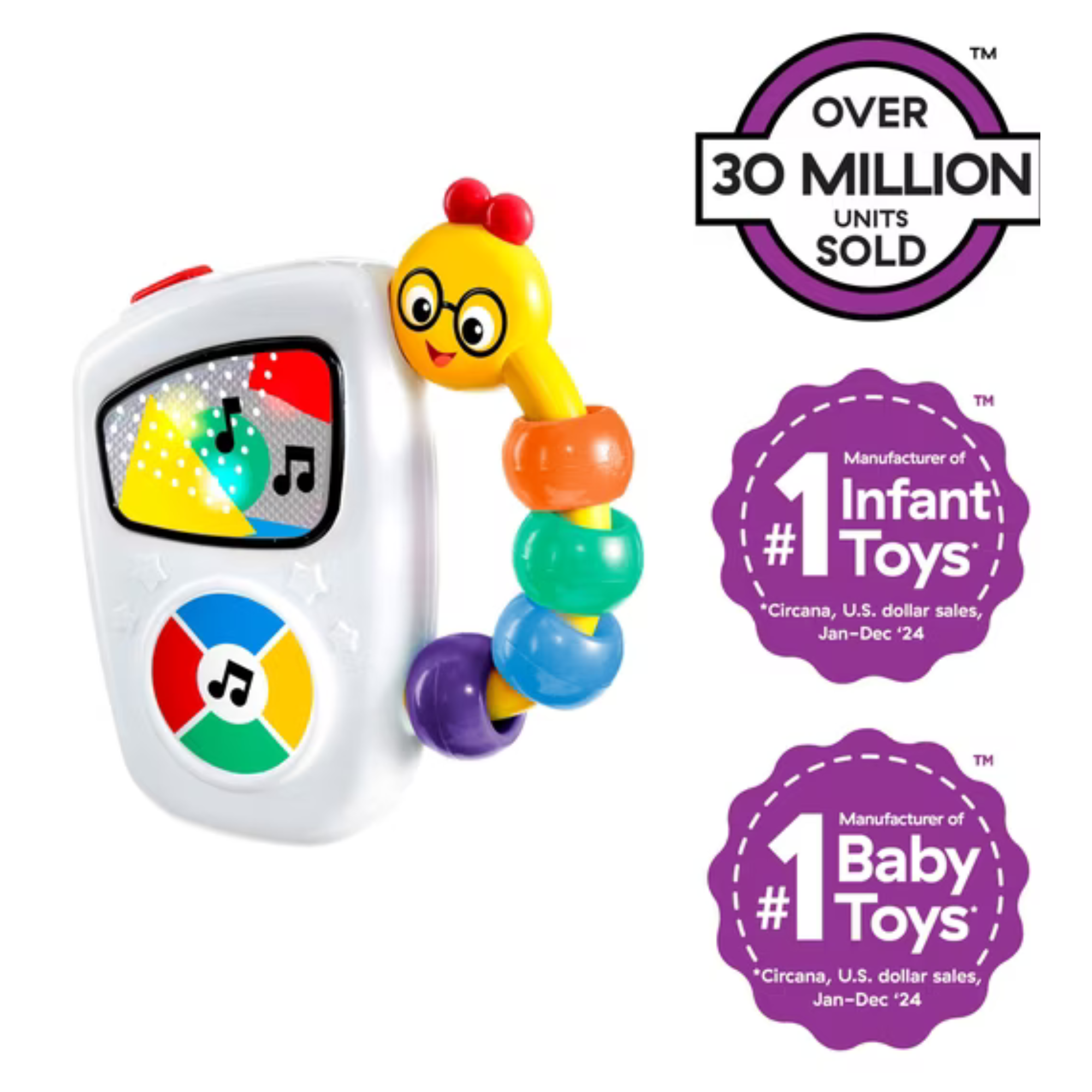 Baby Einstein Take Along Tunes Musical Infant Toy with Volume Control