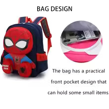 Marvel Spiderman Backpack Large Capacity Foldable Daypack