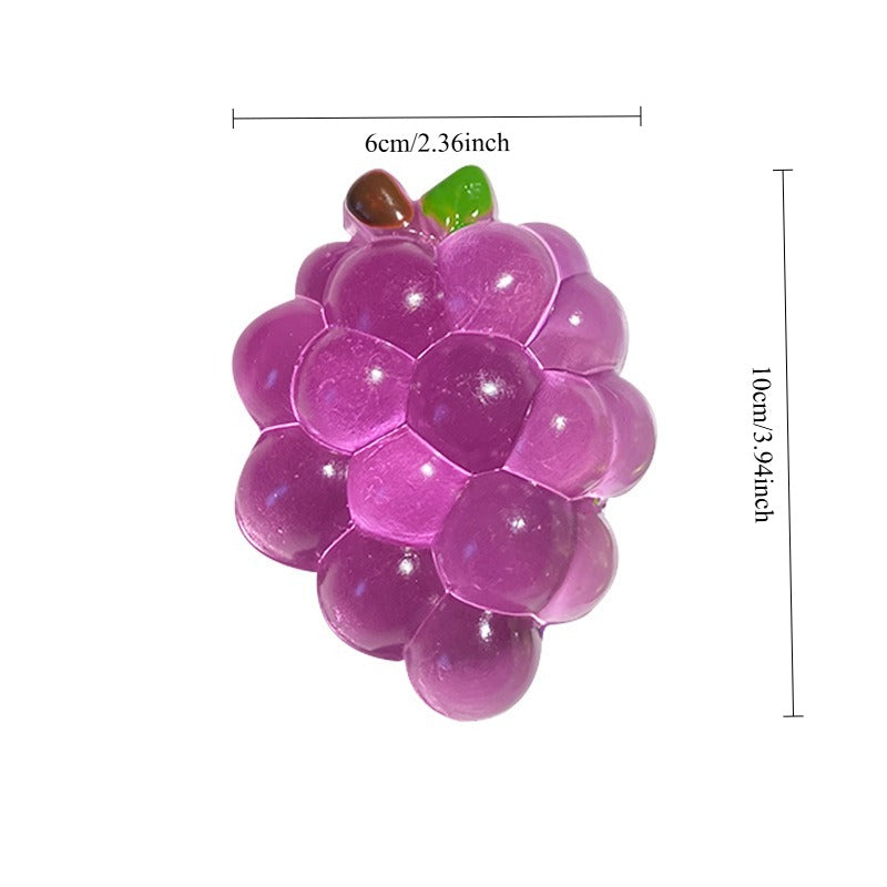 Squishy Grape Fidget Toy - Stress Relief Slow Rising Sensory Squeeze Toy