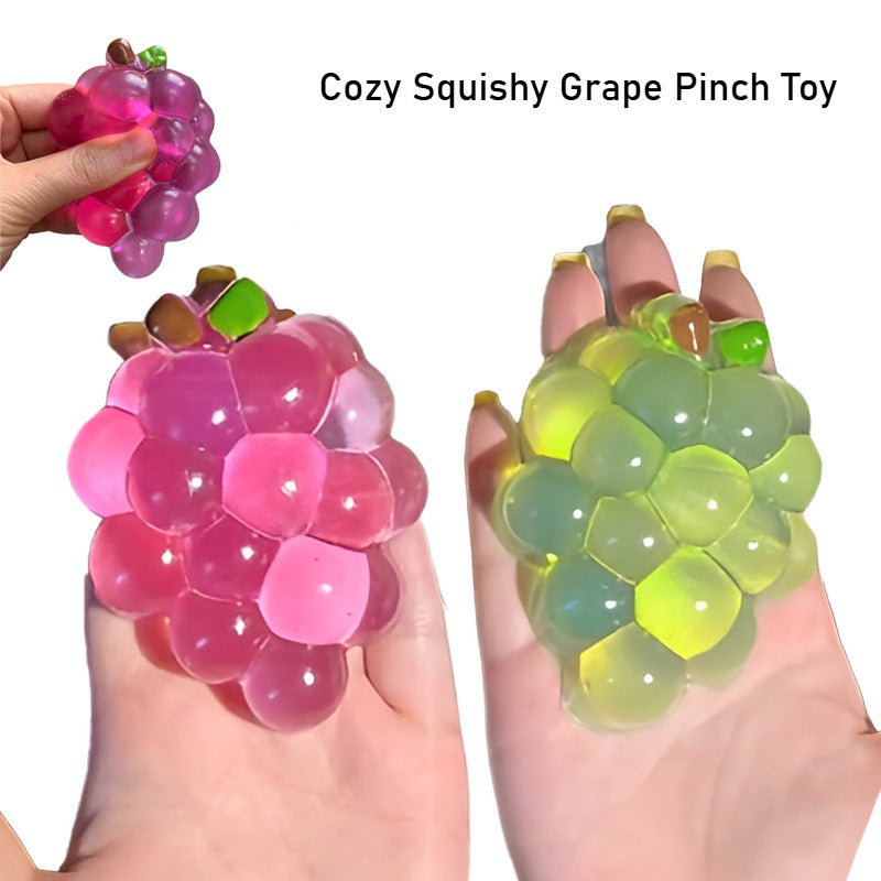 Squishy Grape Fidget Toy - Stress Relief Slow Rising Sensory Squeeze Toy