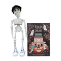 Skeleton Doll and Book Set – Halloween Kids Toy Gift