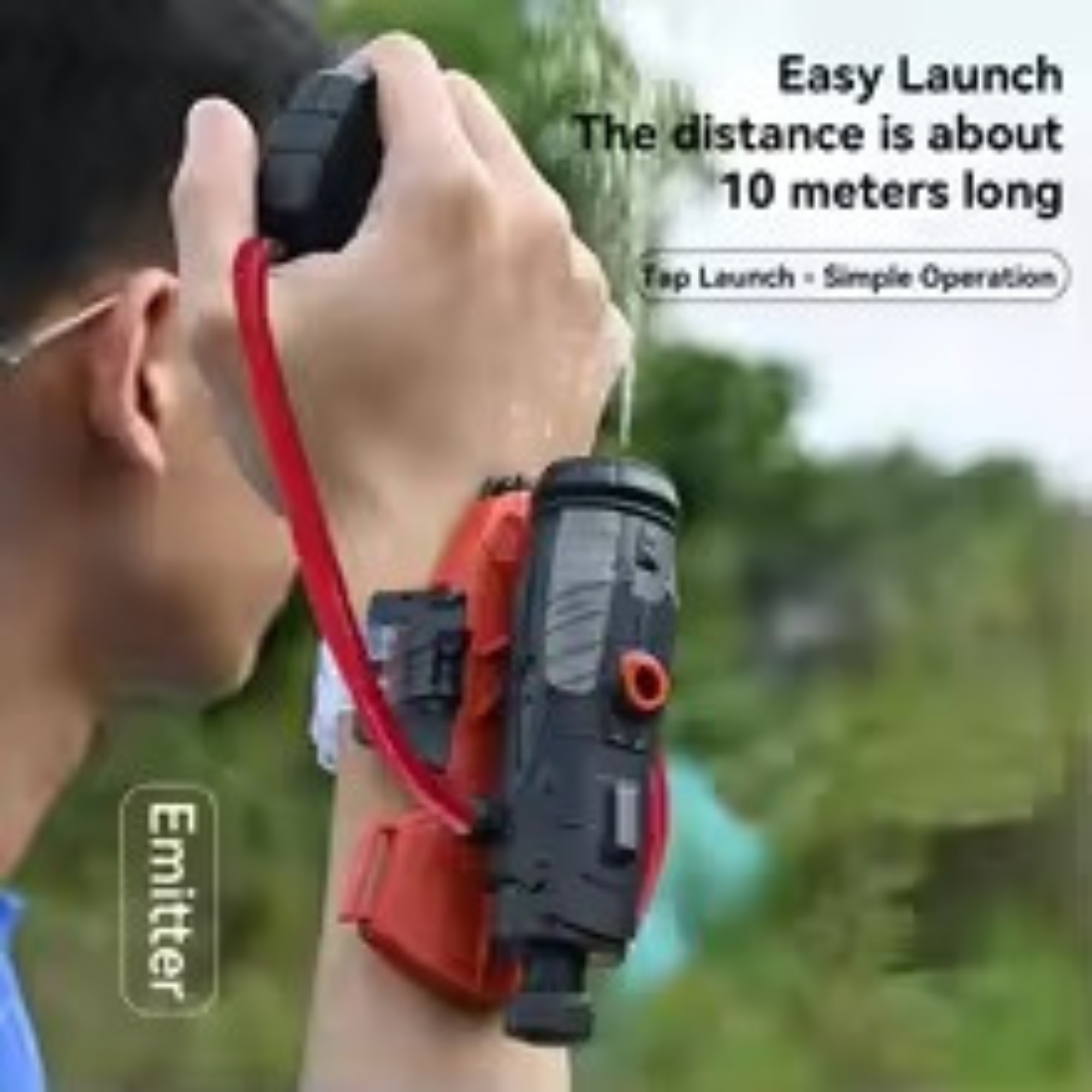 Spider Launcher Water Gun - Wrist Shooting Water Toy with Gloves for Cosplay & Games
