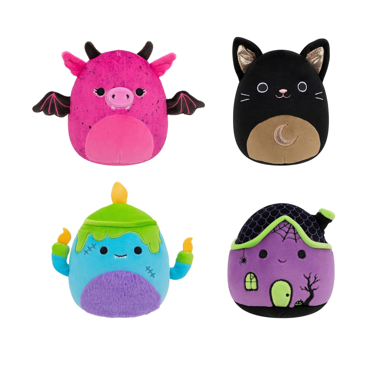 Squishmallows Original Halloween 4-Pack – Official Jazwares Plush (Little) (Amazon Exclusive)