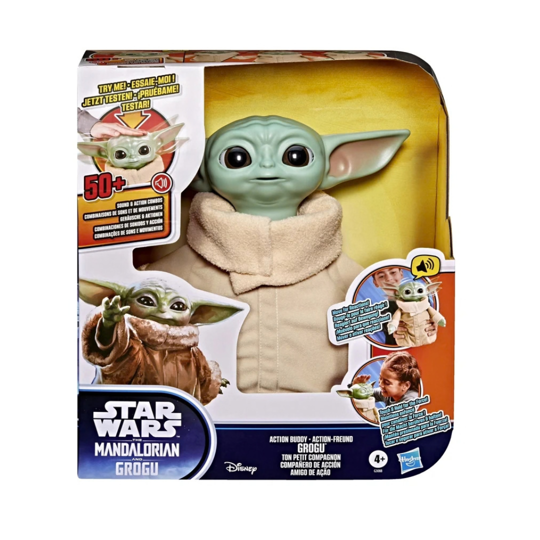 Star Wars Action Buddy Grogu Animatronic 10-Inch Interactive Toy