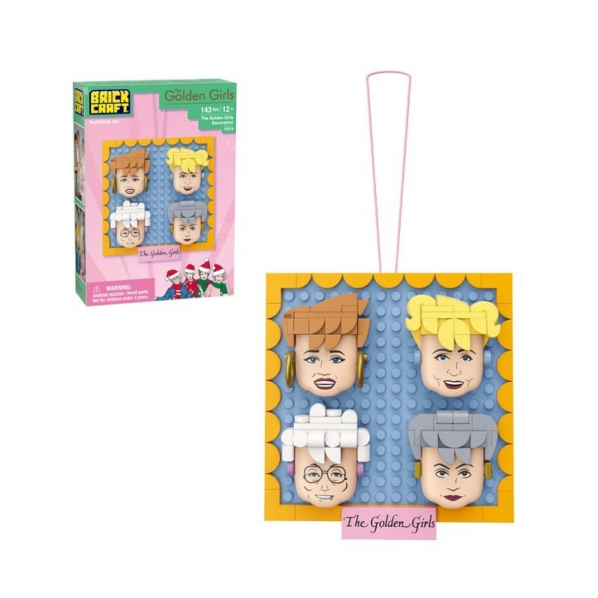 BrickCraft The Golden Girls Hanging Decoration – 143 Pieces