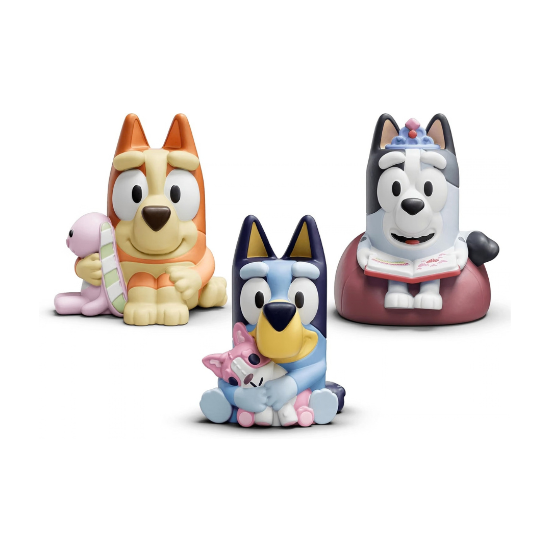 Tonies Bluey Audio Toy Figurine 3 Pack Set - Bluey, Bingo, Muffin