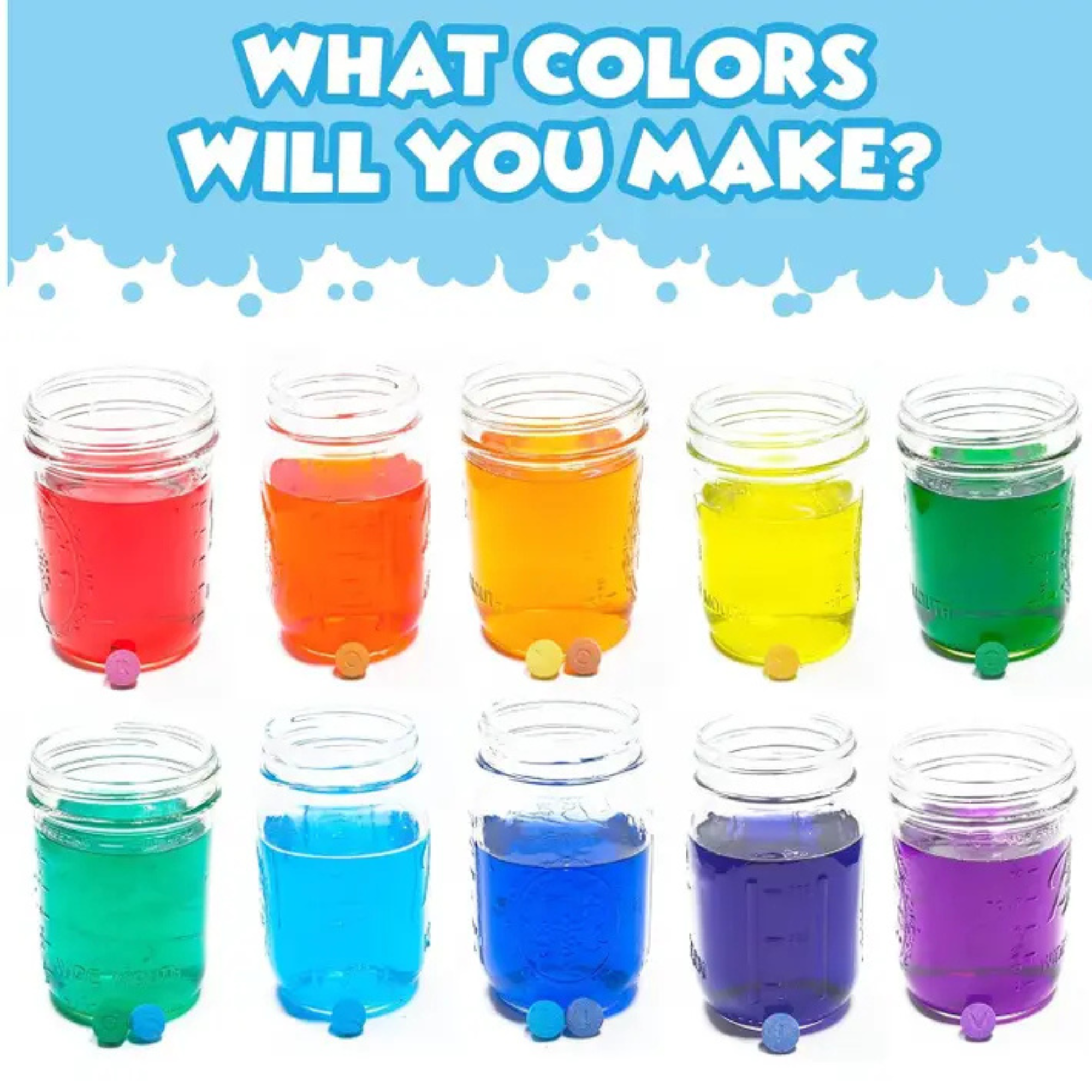 Tub Works® Bath Color Fizzies™, 150 Count
