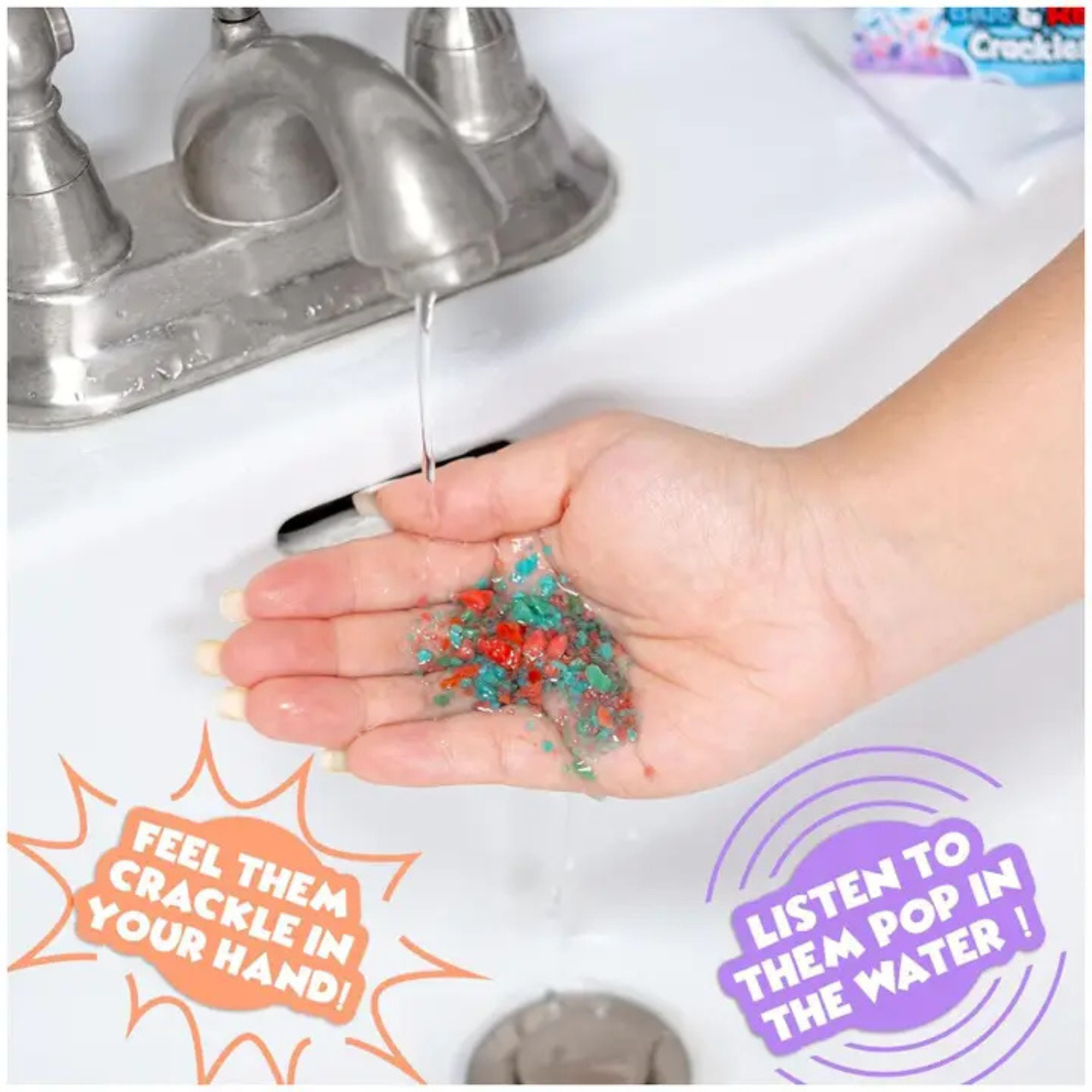 Tub Works Bath Crackles Bath Toy, Variety 12 Pack