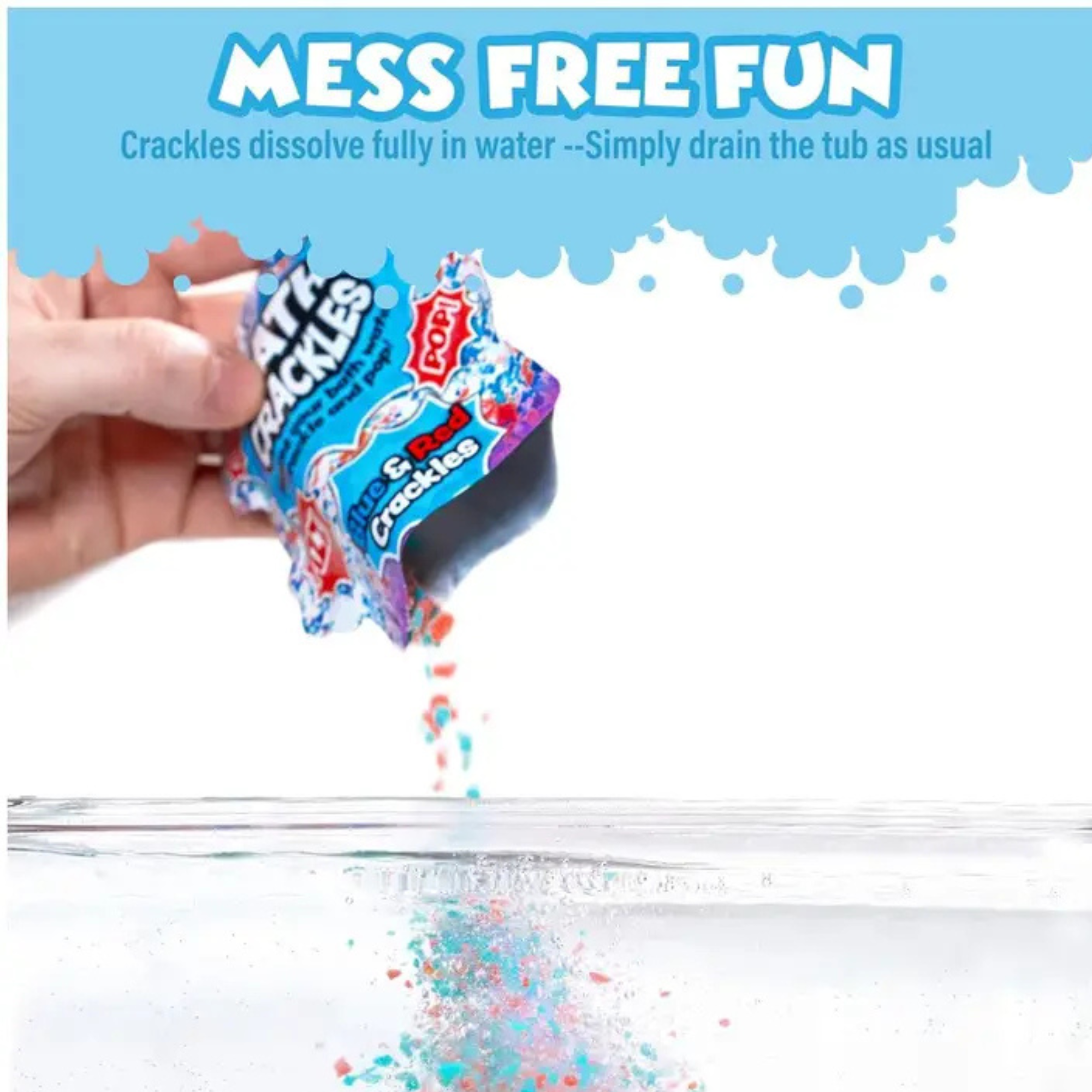 Tub Works Bath Crackles Bath Toy, Variety 12 Pack