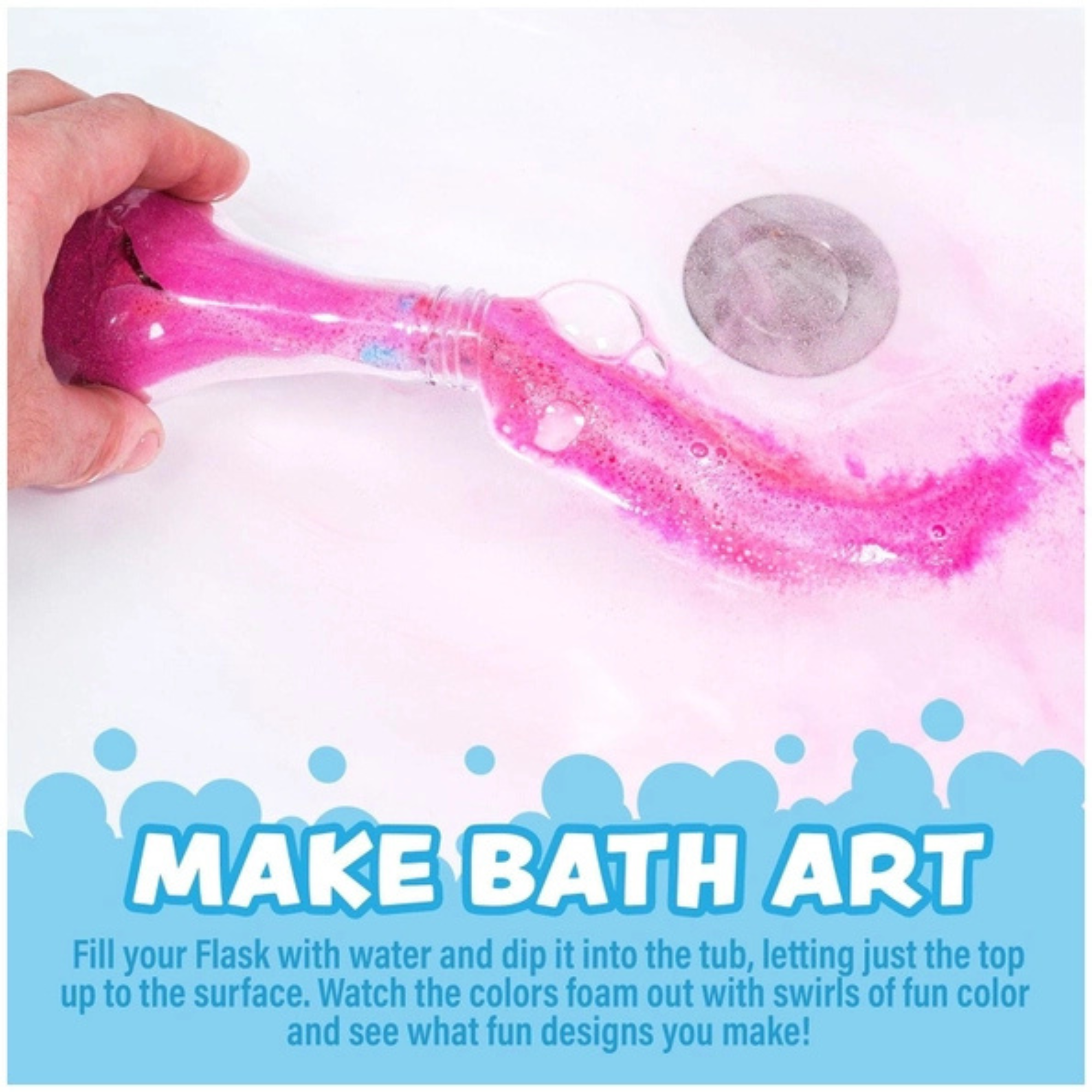 Tub Works Kids Bath Bomb Potion Bath Toy, Variety 6 Pack