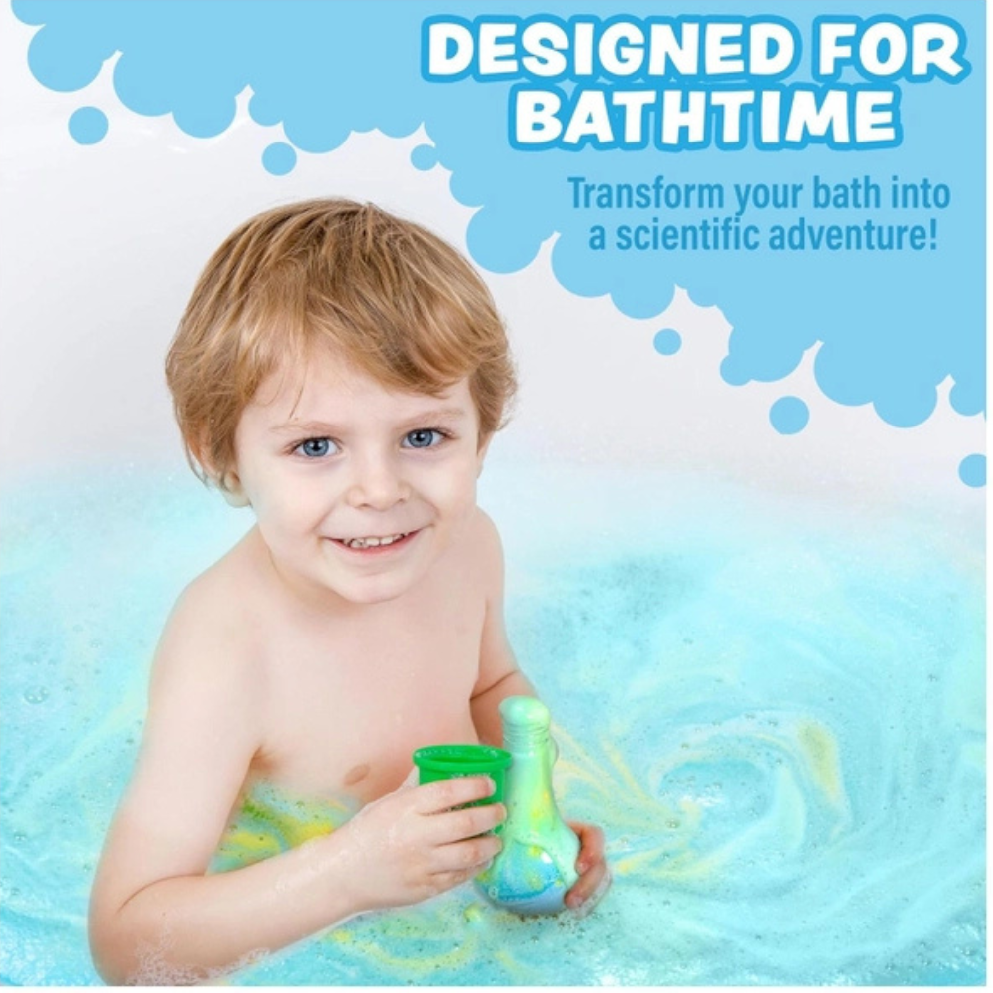 Tub Works Kids Bath Bomb Potion Bath Toy, Variety 6 Pack