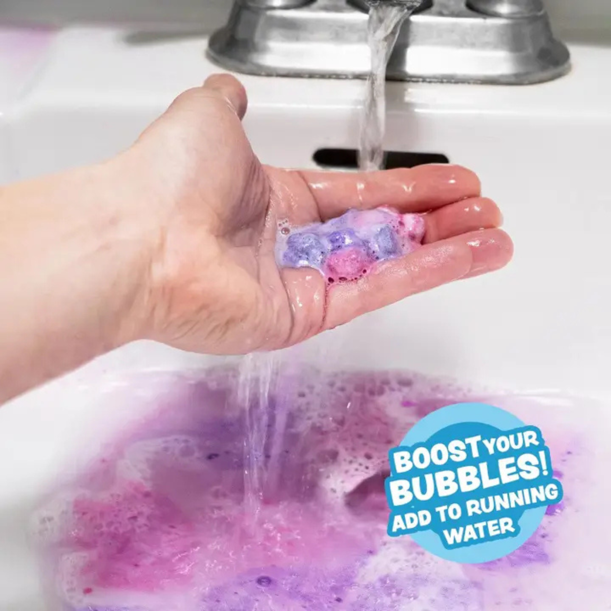 Tub Works Lil' Bursts Mini Bath Bombs For Kids, 90 Count - Cosmic