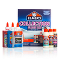 Elmer's Collection Slime Kit: Translucent & Metallic Glue, Glow in the Dark & Confetti | 6-Count