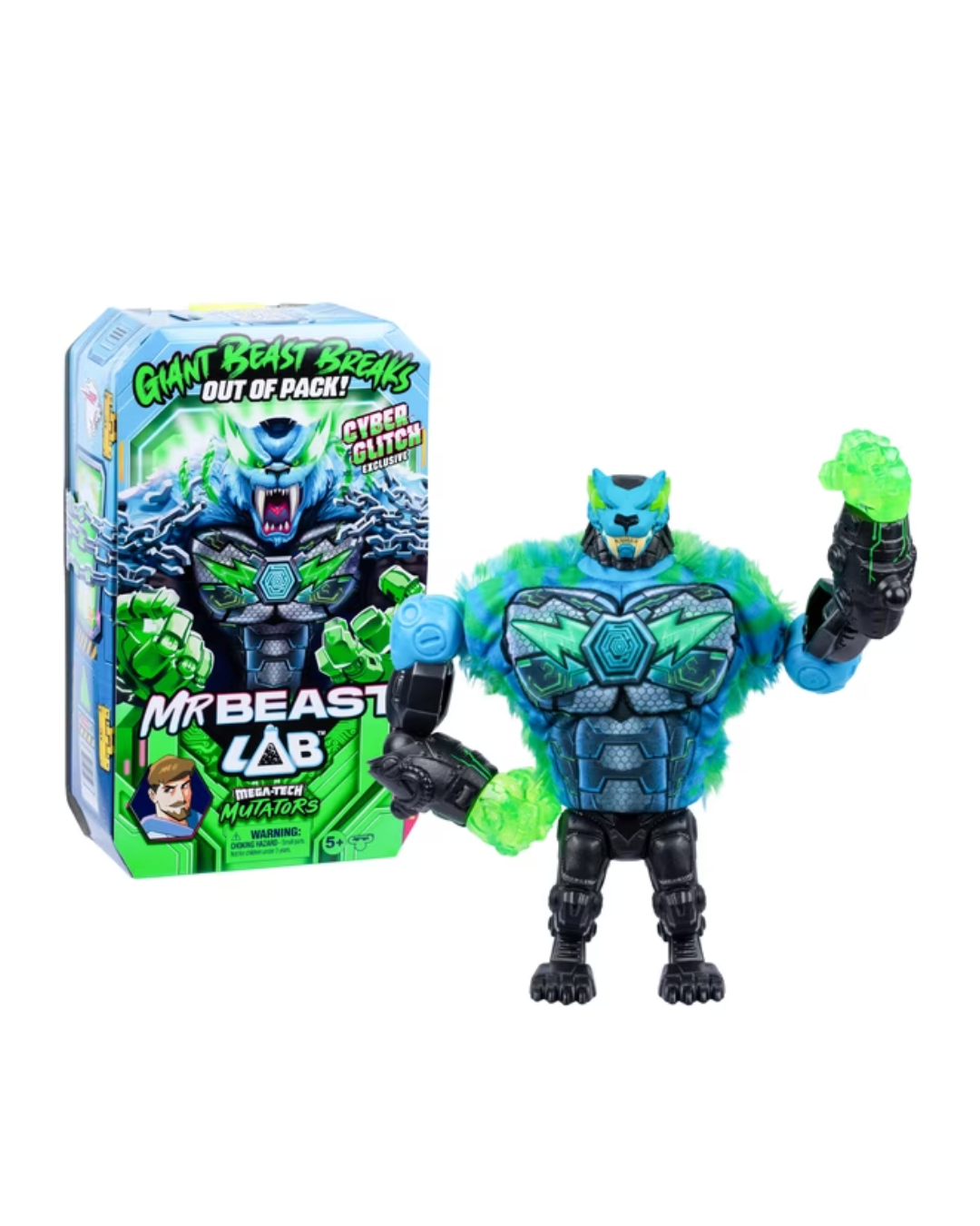 MrBeast Lab MEGA-TECH Mutator Cyber Glitch, Ages 5+
