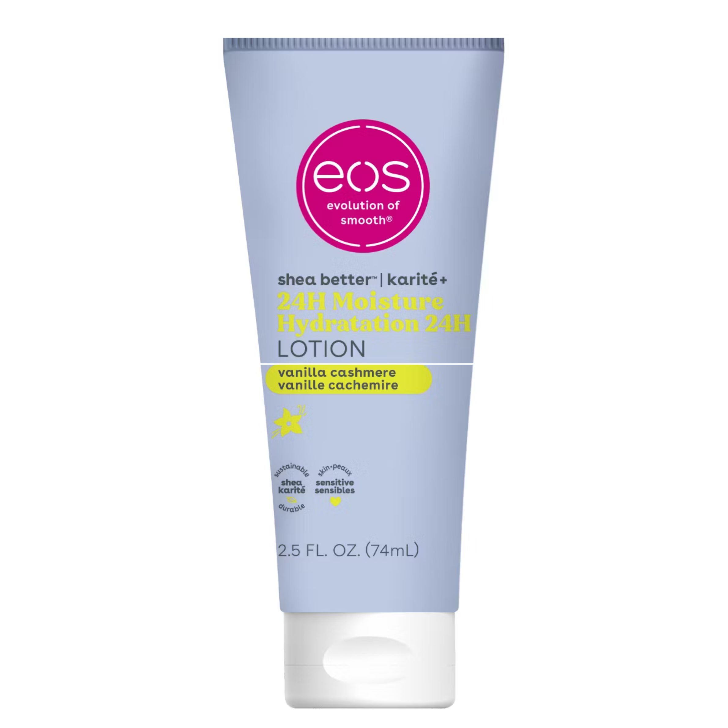 eos Vanilla Cashmere Mini Body Lotion 2.5 fl oz Travel Size