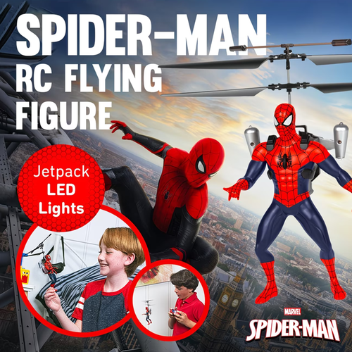 2CH Spider-Man Marvel IR Helicopter Remote Control Indoor Flying Toy for Kids