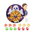 VDESFUEBY 26-Inch Ghost Halloween Dart Board Set