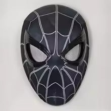 2026 Popular Breathable Spider-Man Headset with Chin Operable Blink Touch Glowing Mask - Miles Halloween Cosplay Boys Headgear Toy