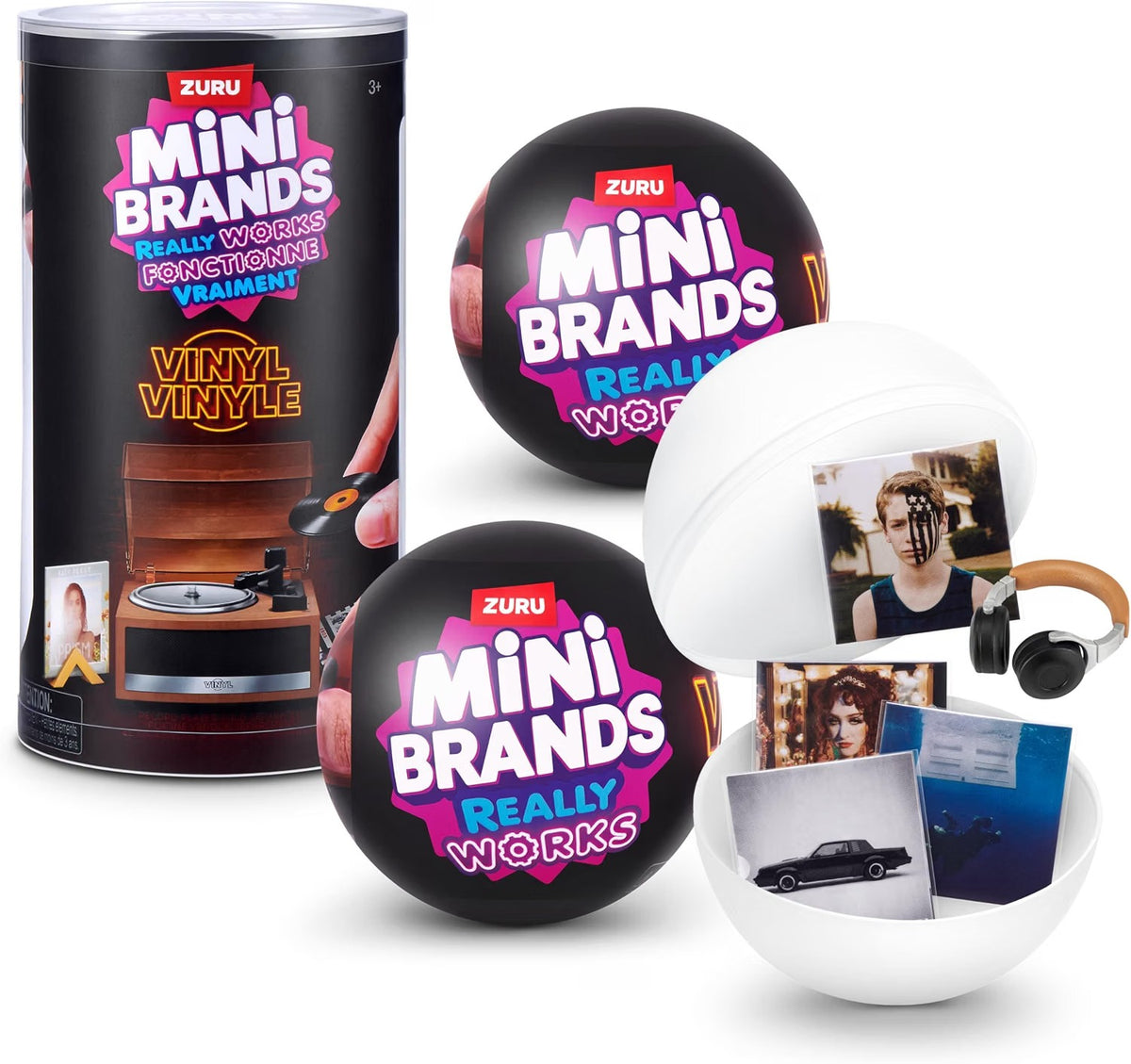 Mini Brands Really Works Vinyl Capsule Series 1 (2 Pack) by ZURU