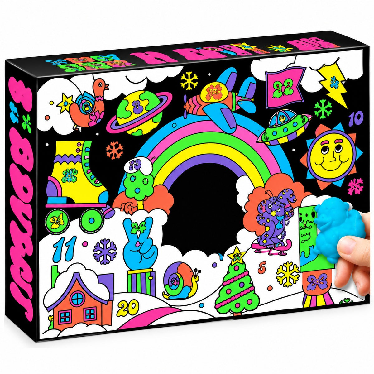 2026 Christmas Countdown Calendar & Surprise Toy Party