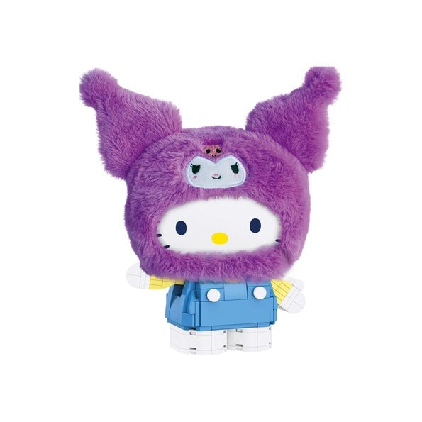 Hello Kitty & Kuromi Fluffy Fit Building Set, Sanrio