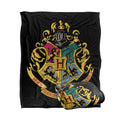 Harry Potter Hogwarts Crest Silky Touch Throw Blanket – 50" x 60"