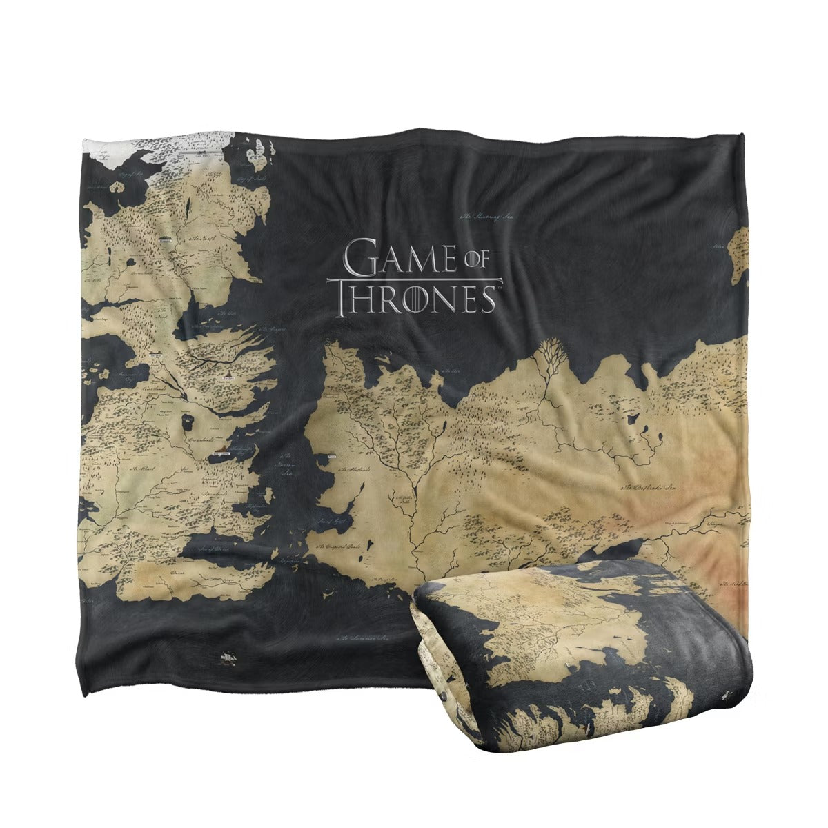 Game of Thrones Westeros Map Silky Touch Throw Blanket – 50" x 60"