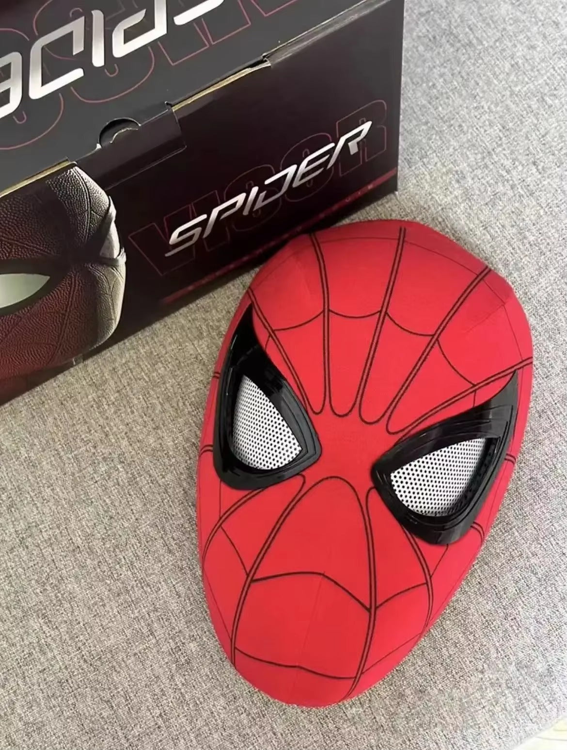 Popular Electric Spider-Man Headband - Remote Control Glowing Mask