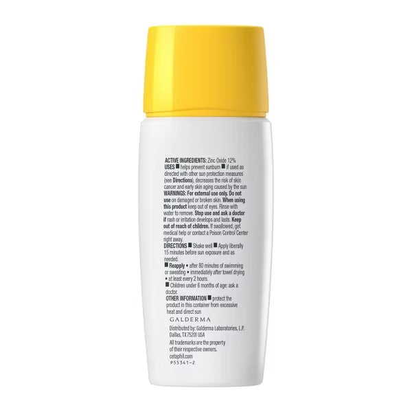 Cetaphil Sheer Mineral Face Sunscreen Moisturizer Drops Reef Safe - SPF 50 - Travel Size - 1.7 fl oz