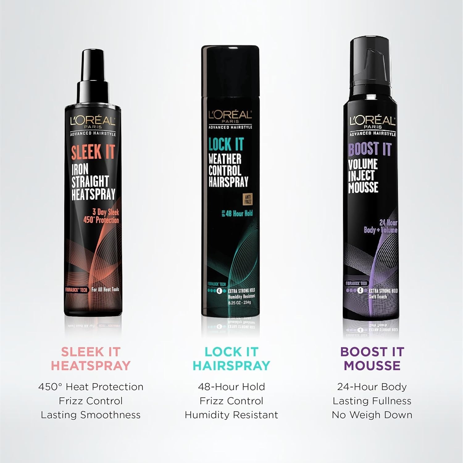 L'Oreal Paris Advanced Hairstyle Sleek It Iron Straight Heatspray - 5.7 fl oz
